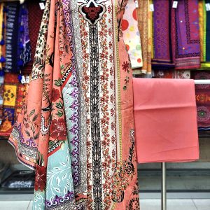 Unstitched Cotton Lawn 3 pcs