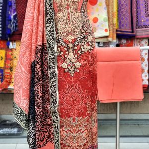 Unstitched Cotton Lawn 3 pcs