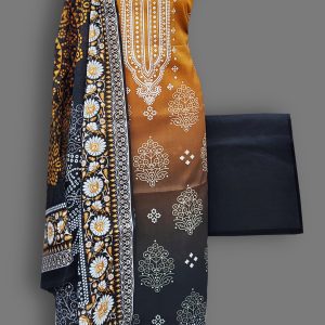 Unstitched Cotton Lawn 3 pcs.10 % Off