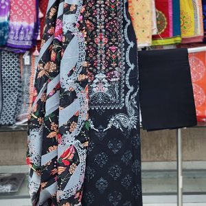 Unstitched Coton Lawn 3 pcs