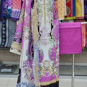 Unstitched Coton Lawn 3 pcs