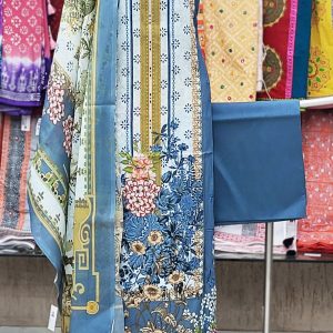 Unstitched Coton Lawn 3 pcs