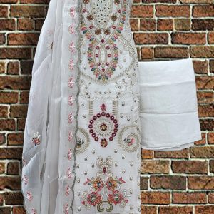 Unstitched jori Suta, Embroidery work 4 pcs.35 % off