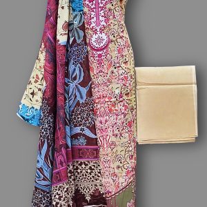 Unstitched Cotton Lawn 3 pcs. 10 % off