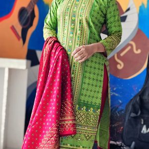 Stitched Cotton Embroidery Work 3 pcs. (Size 38/40)