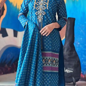 Stitched Cotton Embroidery Work 3 pcs.(Size 40)