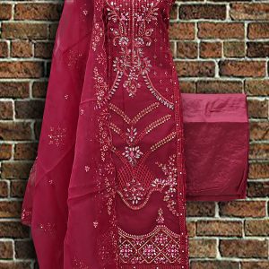 Unstitched jori Suta, Stone work 4 pcs.35 % off