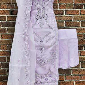 Unstitched jori Suta ,Stone work 4 pcs. 35 % off