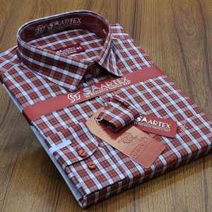 Men's Full Sleeve Cotton Shirt (Shoulder Size : 19 Neck Size : 16.5)10 % Off