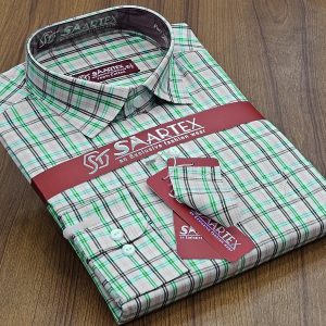 Men's Full Sleeve Cotton Shirt (Shoulder Size : 19) Neck Size : 16.5)Made in Bangladesh. 20 % Off