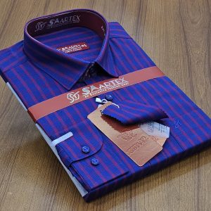 Men's Full Sleeve Cotton Shirt (Shoulder Size : 19 Neck Size : 15.5)20 % off