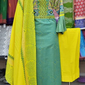 Stitched Cotton Embroidery Work 3 pcs (Size 36/44) 20 %