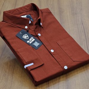 Men's Full Sleeve Cotton Shirt (Size :17)