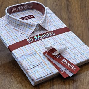 Men’s Full Sleeve Cotton Shirt (Shoulder Size : 19 Neck Size : 16.5) Made in Bangladesh.10 % Off