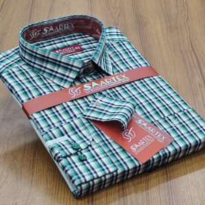 Men’s Full Sleeve Cotton Shirt (Shoulder Size : 19 Neck Size : 16.5) Made in Bangladesh.20 % off
