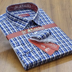 Men’s Full Sleeve Cotton Shirt (Shoulder Size : 19 Neck Size : 16.5) Made in Bangladesh.15 % off