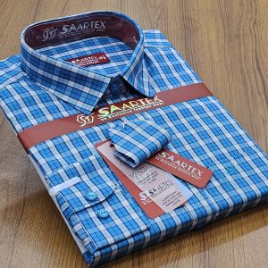Men’s Full Sleeve Cotton Shirt (Shoulder Size : 18 Neck Size : 15.5) Made in Bangladesh.15 % off