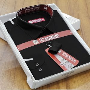 Men’s Full Sleeve Cotton Box Shirt (Shoulder Size : 19) Neck Size : 16.5) Made in Bangladesh