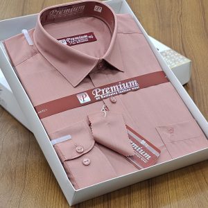 Men’s Full Sleeve Cotton Box Shirt (Shoulder Size : 18) Neck Size : 15.5) Made in Bangladesh