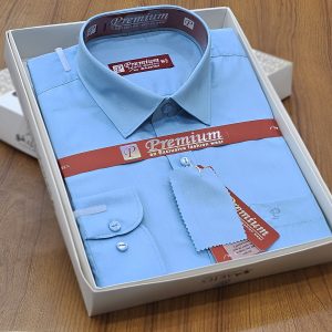 Men’s Full Sleeve Cotton Box Shirt (Shoulder Size : 19) Neck Size : 16.5) Made in Bangladesh