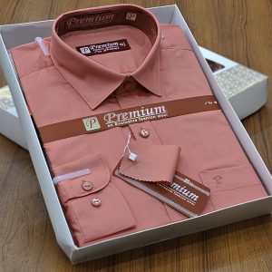 Men’s Full Sleeve Cotton Box Shirt (Shoulder Size : 18/19) Neck Size : 15.5/16.5) Made in Bangladesh