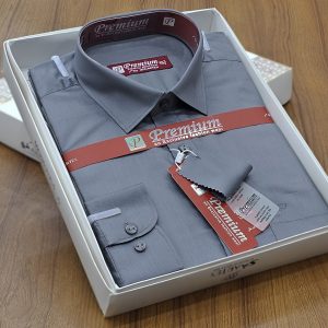 Men’s Full Sleeve Cotton Box Shirt (Shoulder Size : 19) Neck Size : 16.5) Made in Bangladesh