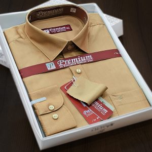 Men’s Full Sleeve Cotton Box Shirt (Shoulder Size : 18) Neck Size : 15.5) Made in Bangladesh.10 % off