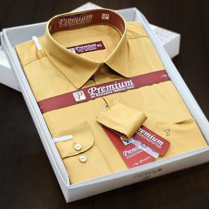 Men’s Full Sleeve Cotton Box Shirt (Shoulder Size : 18/19) Neck Size : 15.5/16.5) Made in Bangladesh