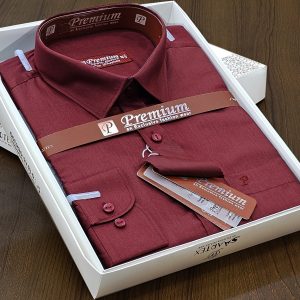 Men’s Full Sleeve Cotton Box Shirt (Shoulder Size : 18/19) Neck Size : 15.5/16.5) Made in Bangladesh