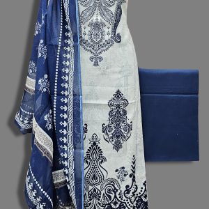 Unstitched Cotton Lawn 3 pcs.10 % Off