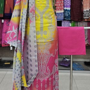 Unstitched Cotton Lawn 3 pcs