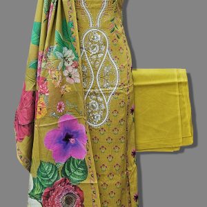 Unstitched Cotton Lawn 3 pcs.10 % off