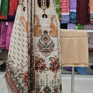 Unstitched Cotton Lawn 3 pcs