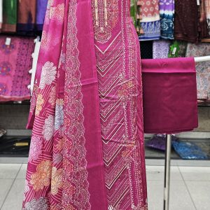 Unstitched Cotton Lawn 3 pcs