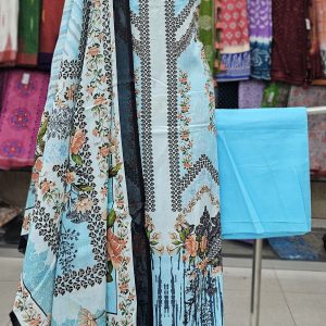 Unstitched Cotton Lawn 3 pcs