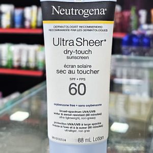 Neutrogena Ulta Sheer dry touch Sunscreen 88 ml (EXP 5/2026) SPF 60