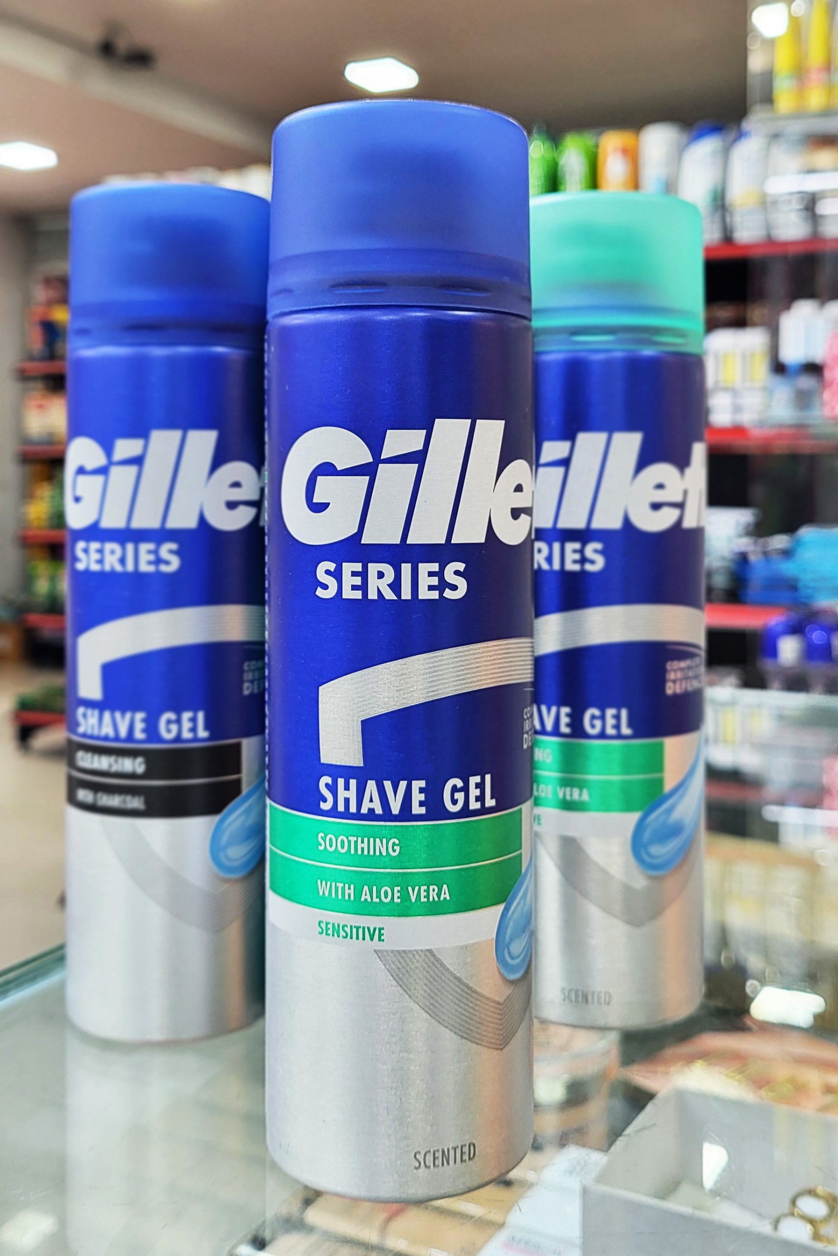 Gillete series soothing with Aloe Vera 200 ml. Made in UK (Exp 2/27)