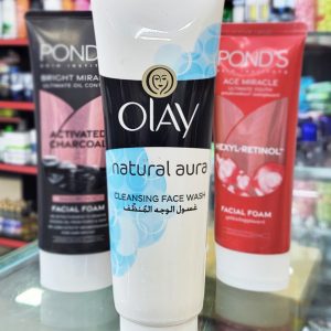 Olay natural aura cleansing face wash 100 ml .Made in Thailand