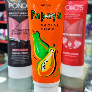 Papaya Facial Foam 100 g .product of Thailand (Exp 3/10/27)