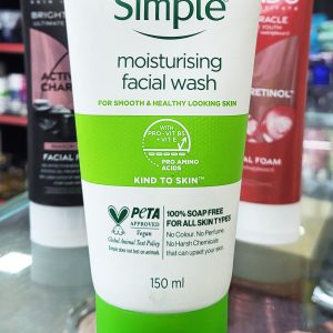 Simple moisturing face wash 150 ml (Exp 10/27)
