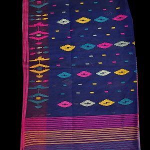 Original jamdani saree without blouse pcs(80 count ).40 % off