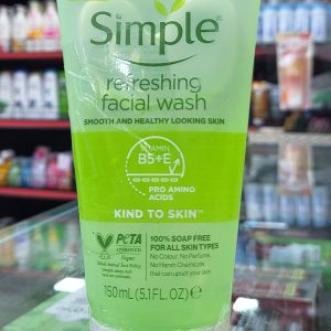 Simple refereshing  facial wash 150 ml .Made in Poland