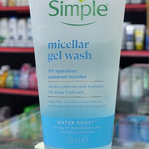 Simple micellar gel wash 150 ml .Made in Poland