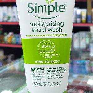 Simple moisturising wash 150 ml . (Exp 9/27)