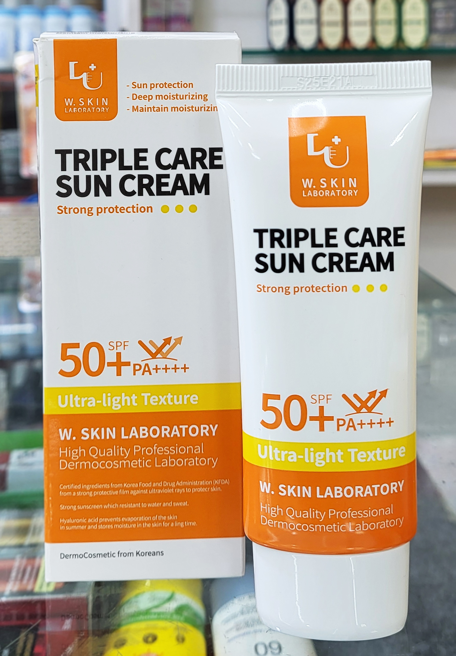Triple Care Sun Cream 60 g .Made in Korea (20/5/2028)