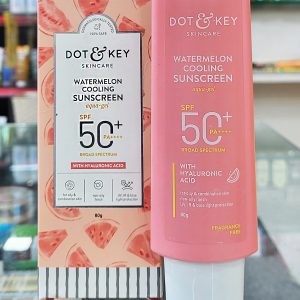 Dot & Key Skin Care watermelon cooling sunscreen.Made in India 80 g (6/2027)