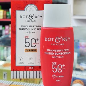 Dot & Key Skin Care Strawberry Dew tinted sunscreen .Made in India 50 ml (6/2027)