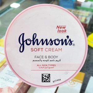 johnson's Soft Cream Face & Body 200 ml(Exp 10/27)Made in UAE