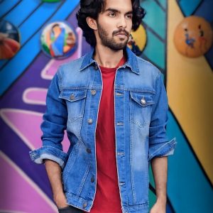 Men’s Denim Jacket (Size M Length 26)