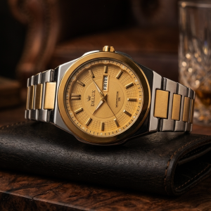 Replica DELUX Men’s Wrist Watch Date & Day ( with out Box )